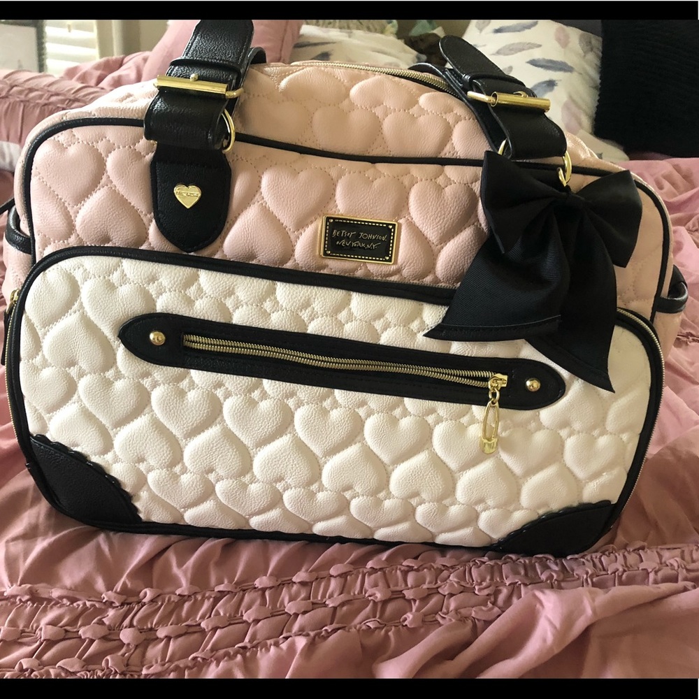 Like New Betsey Johnson Diaper Bag